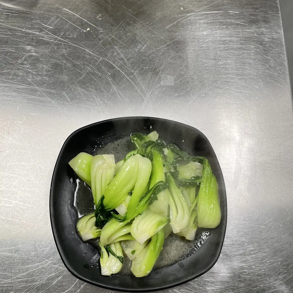 stir-fried bok choy 蒜蓉青菜